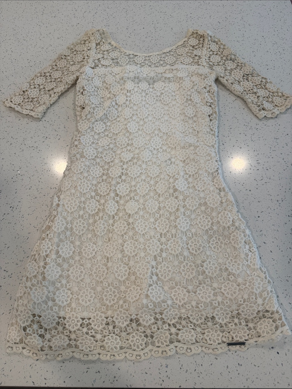 Abercrombie & Fitch Cream Lace dress